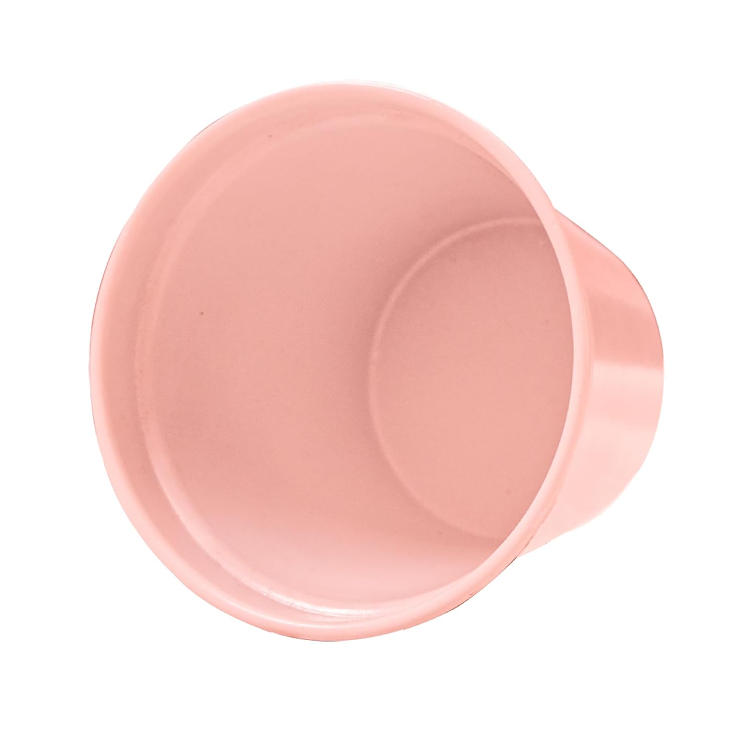 5 & 4 Inch Metal Planter Pots for Indoor Plants - Sturdy & Mordern Cylinder Plant Pot Baby Pink Plants Not Included