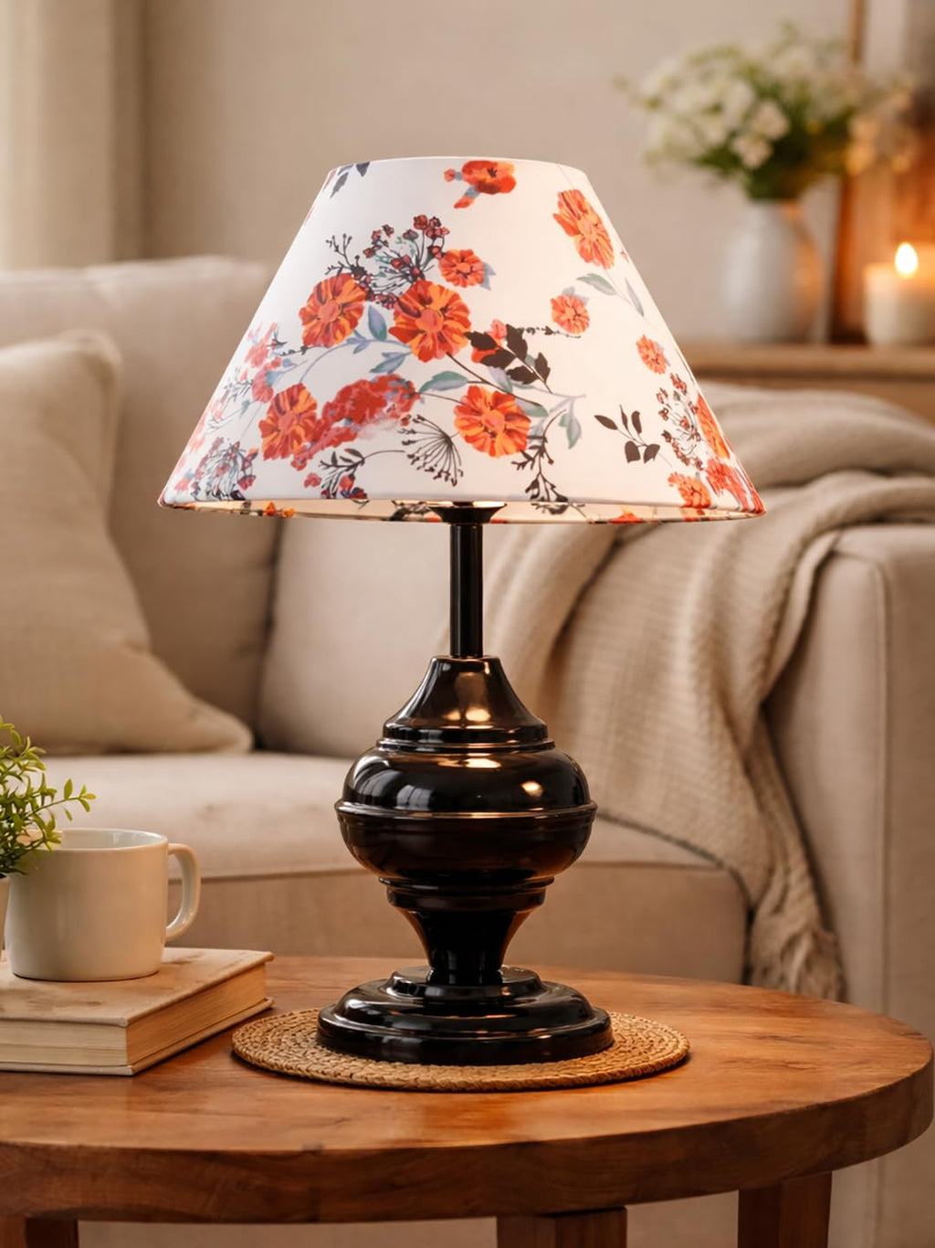 Traditional Style Danica Urn Egg Ball Table Lamp Decor for Living Room Bedroom House Bedside Nightstand Home Office Entryway Suitable for Decorating Small Areas Marigold
