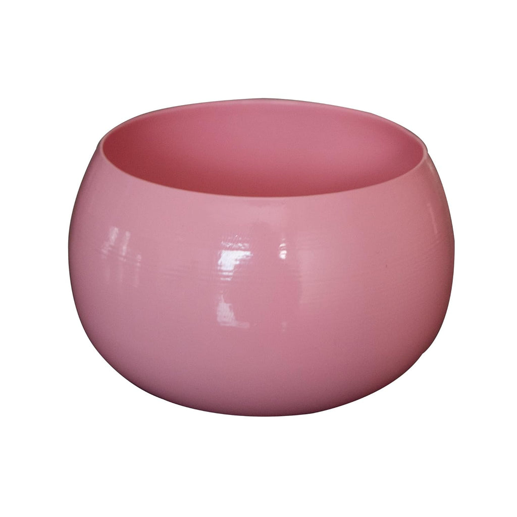 Flower Pot Plant Pots Round Metal Small PotsFlower Pots Solid Color Round Garden SuppliesPlanters with Drainage Holes Succulent Planting Pots House Plants, Succulents, Flowers Pink Set of 4