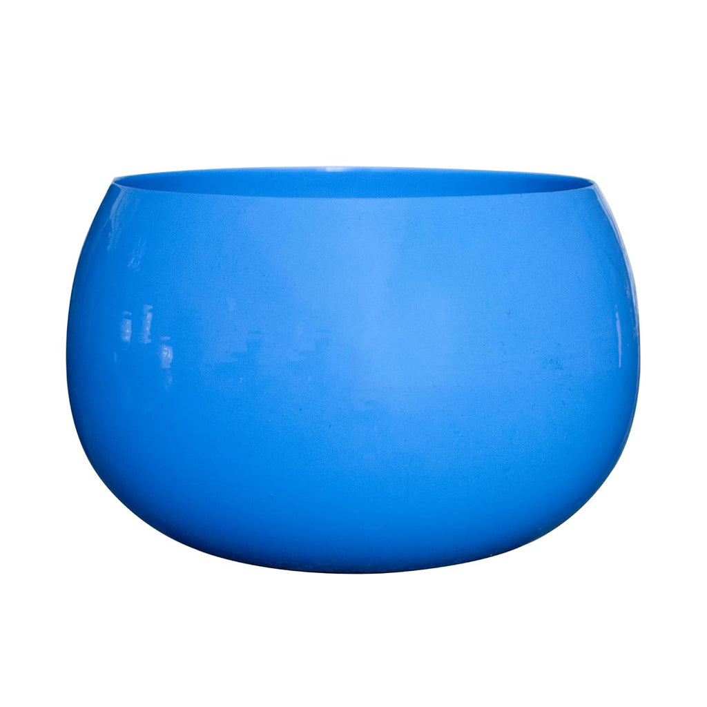 Flower Pot Plant Pots Round Metal Small PotsFlower Pots Solid Color Round Garden SuppliesPlanters with Drainage Holes Succulent Planting Pots House Plants, Succulents, Flowers Turquoise