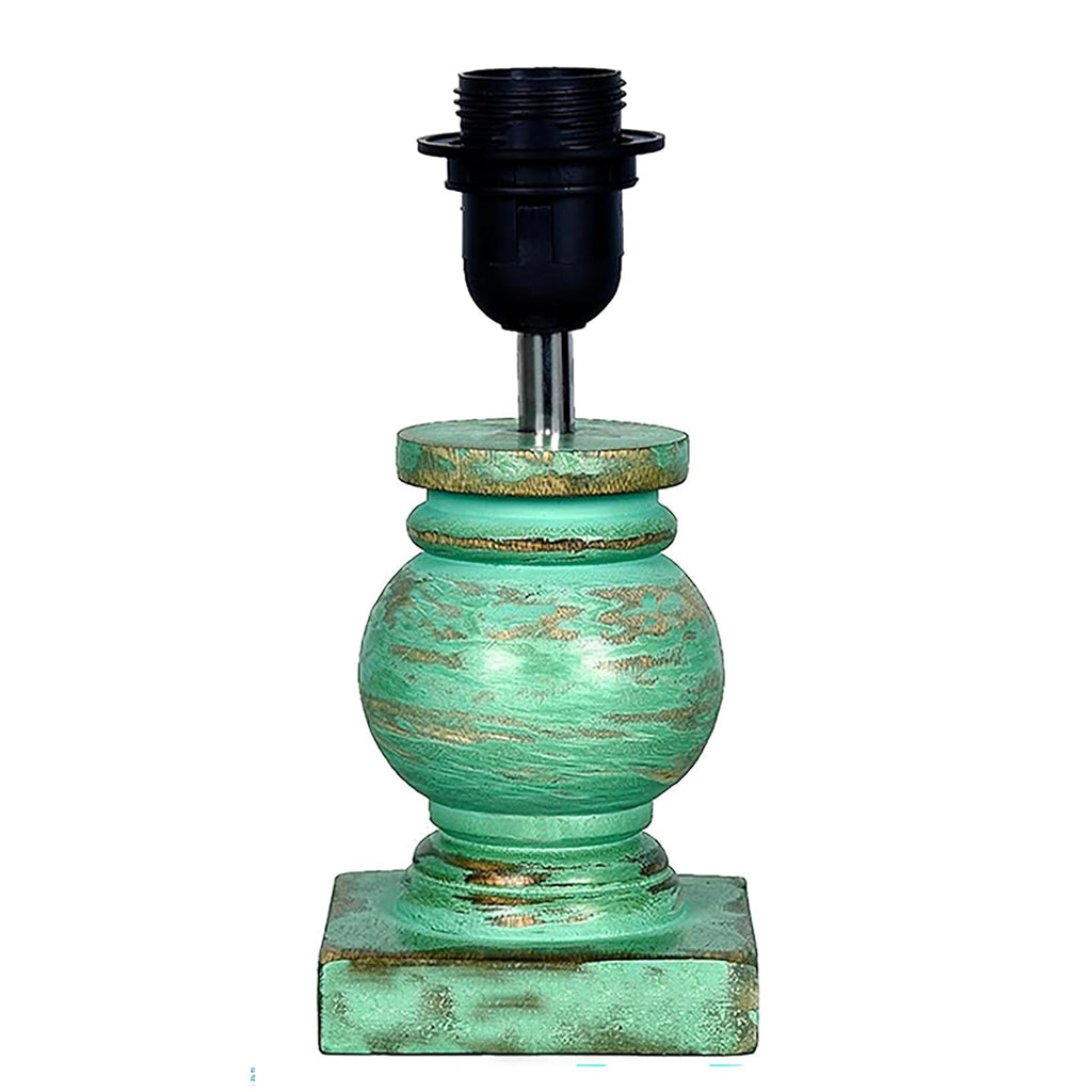 Antique Algae French Trophy Table Lamp for Bedroom Living Room Simple Retro Wood Grain Farmhouse Bedside Lamp Suitable for Nightstand Children's Room or University Dormitory Marigold