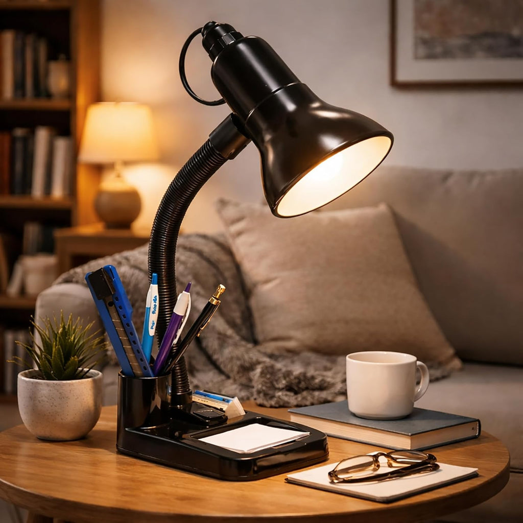 Stylish Black Adjustable LED Table Lamp For Home/Office/Study (Bulb Not Included