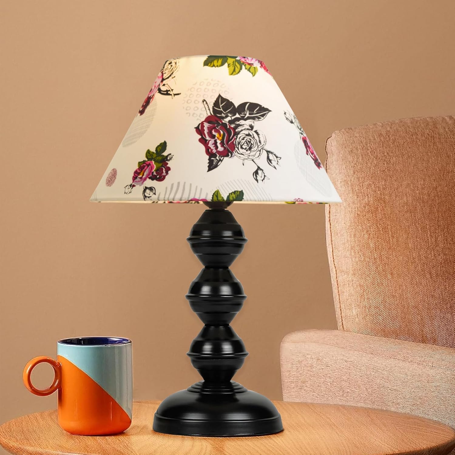 Traditional Style Teardrop Nordic Waterdrop Table Lamp Decor for Living Room Bedroom House Bedside Nightstand Home Office Entryway Suitable for Decorating Small Areas Rose